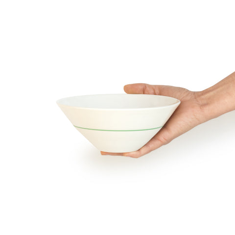 White Porcelain Deep Bowl -  5 Colour Options