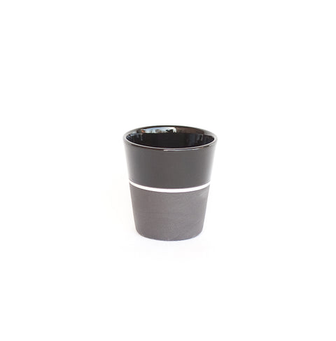 Black Porcelain Small Coffee Beaker  - 5 Colour Options