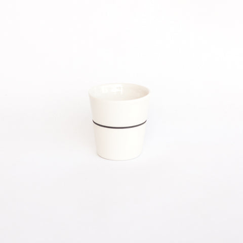 White Porcelain Small Coffee Beaker - 5 Colour Options