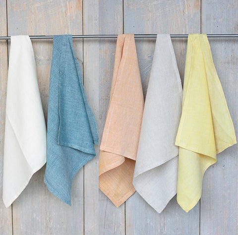 Organic linen and cotton Table Napkin - in a choice of five colours