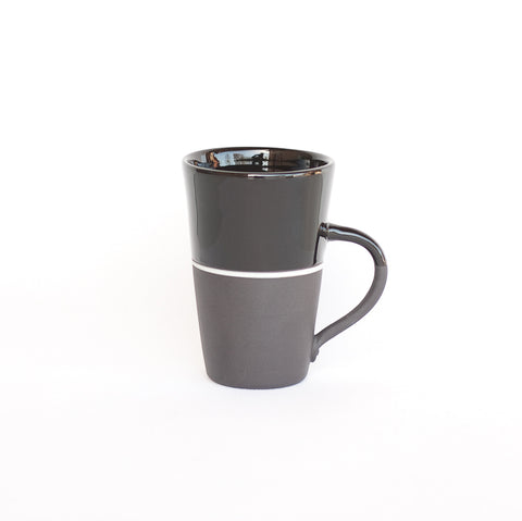 Black Porcelain Tall Mug - 5 Colour Options