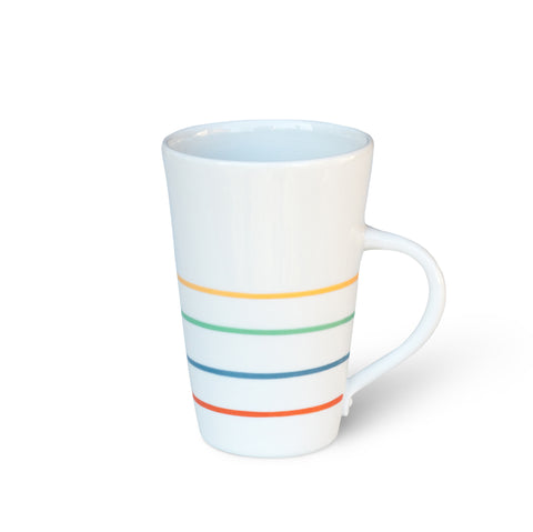 White porcelain tall mug | Ambit Rainbow collection