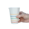 White porcelain handleless medium jug l Ambit Rainbow Collection