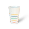 White porcelain handleless medium jug l Ambit Rainbow Collection