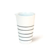 White porcelain handleless medium jug l Ambit Black Line Collection