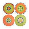 Orange Orbit place mat set