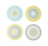 Orbit coasters: set of four - Powder Blue