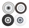 Orbit place mats: set of four - Monochrome Black